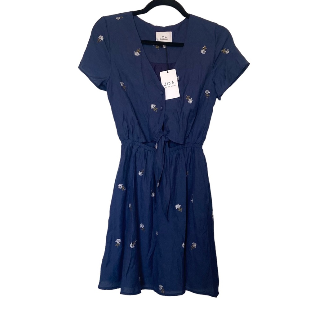 J.O.A. Dress Mini Center Midriff Cutout NEW